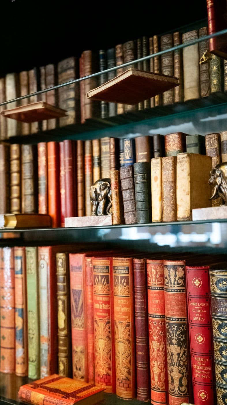 Intérieur de la librairie ancienne L'Image et le Livre à Strasbourg