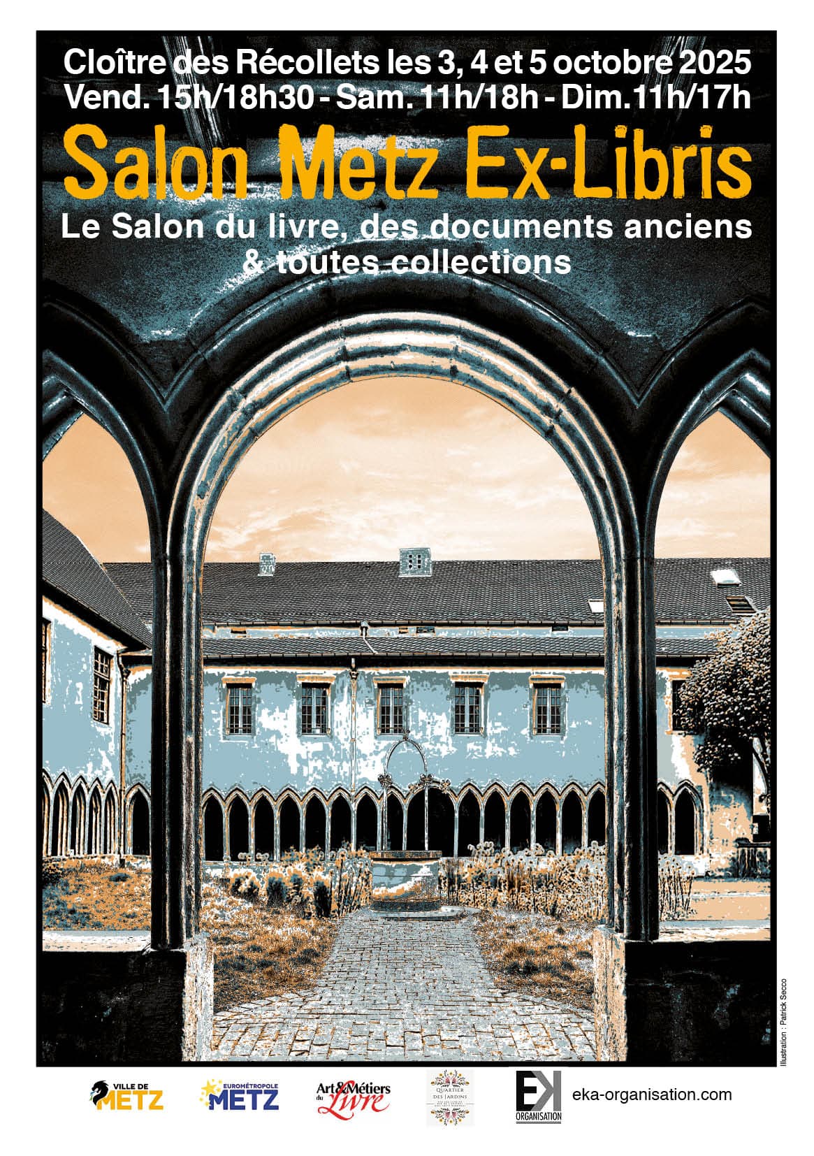 Salon Metz Ex-Libris, les 3, 4 et 5 octobre 2025