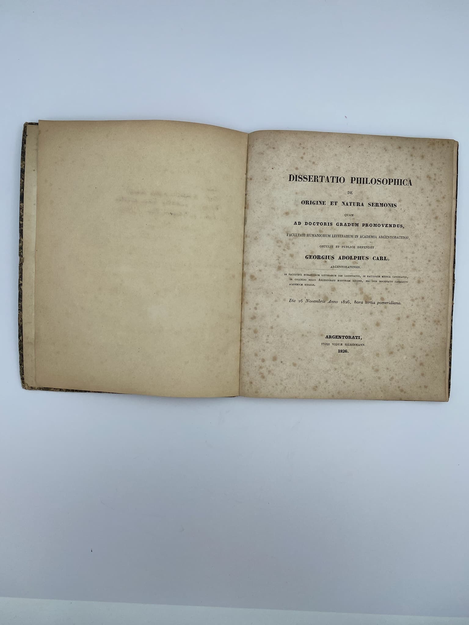 Trois Thèses de Philosophie à l'Université de Strasbourg