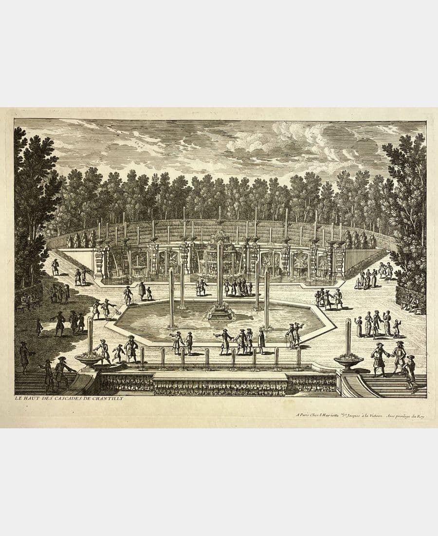 Château de Chantilly – Le haut des cascades de Chantilly