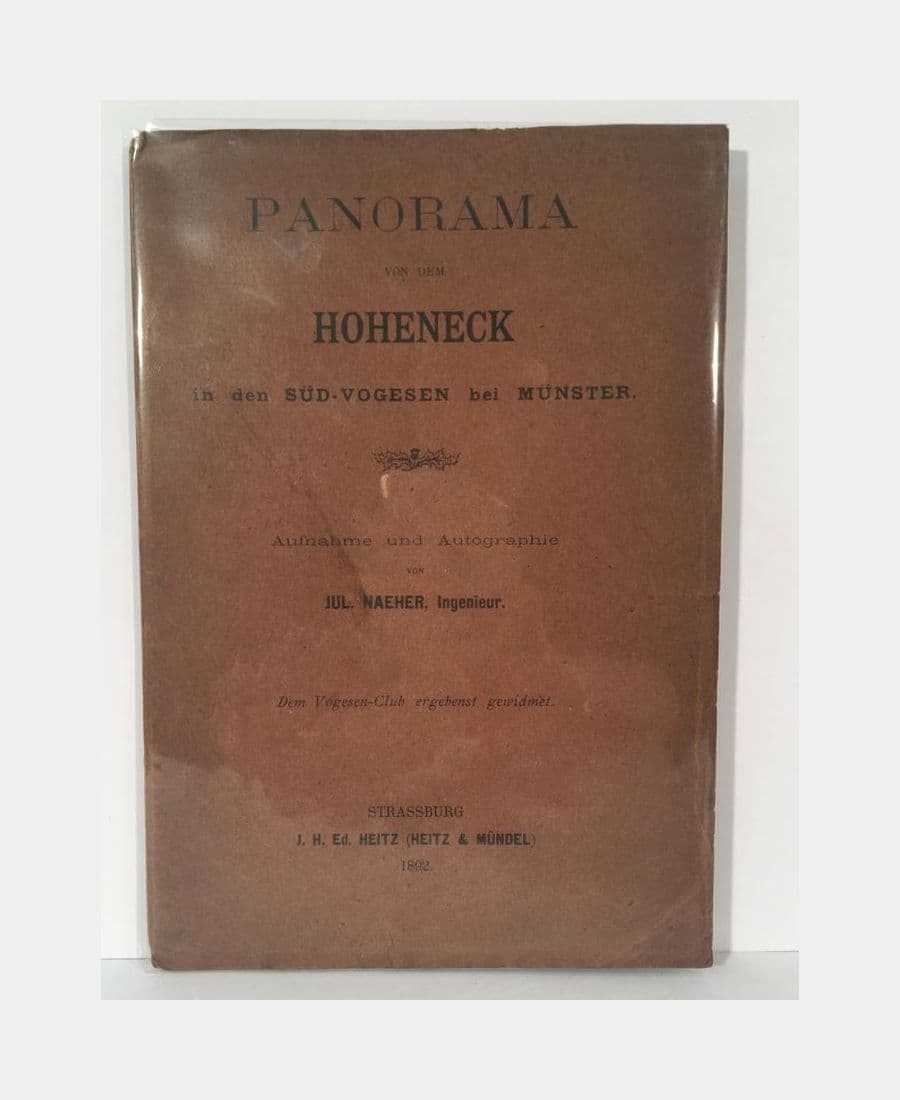 Panorama Von Dem Hoheneck In Den Süd-Vogesen Bei Münster