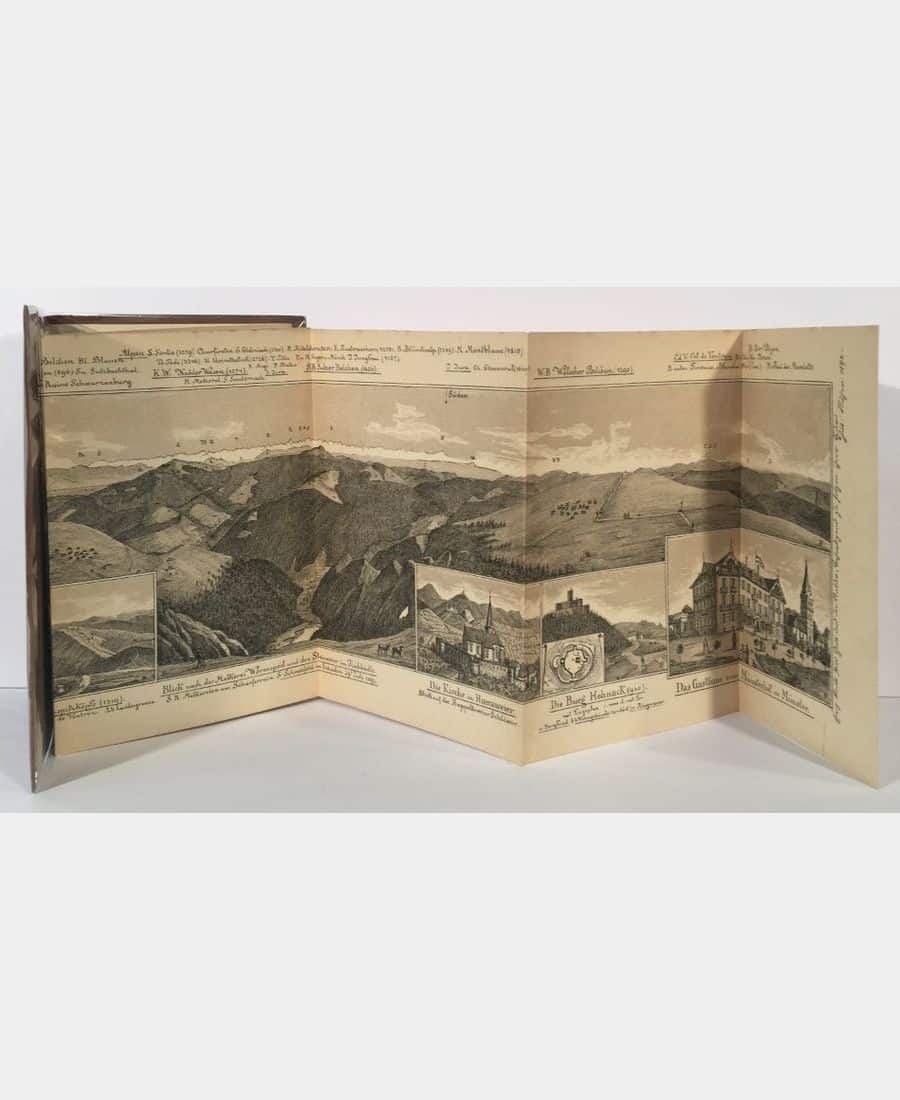 Panorama Von Dem Hoheneck In Den Süd-Vogesen Bei Münster