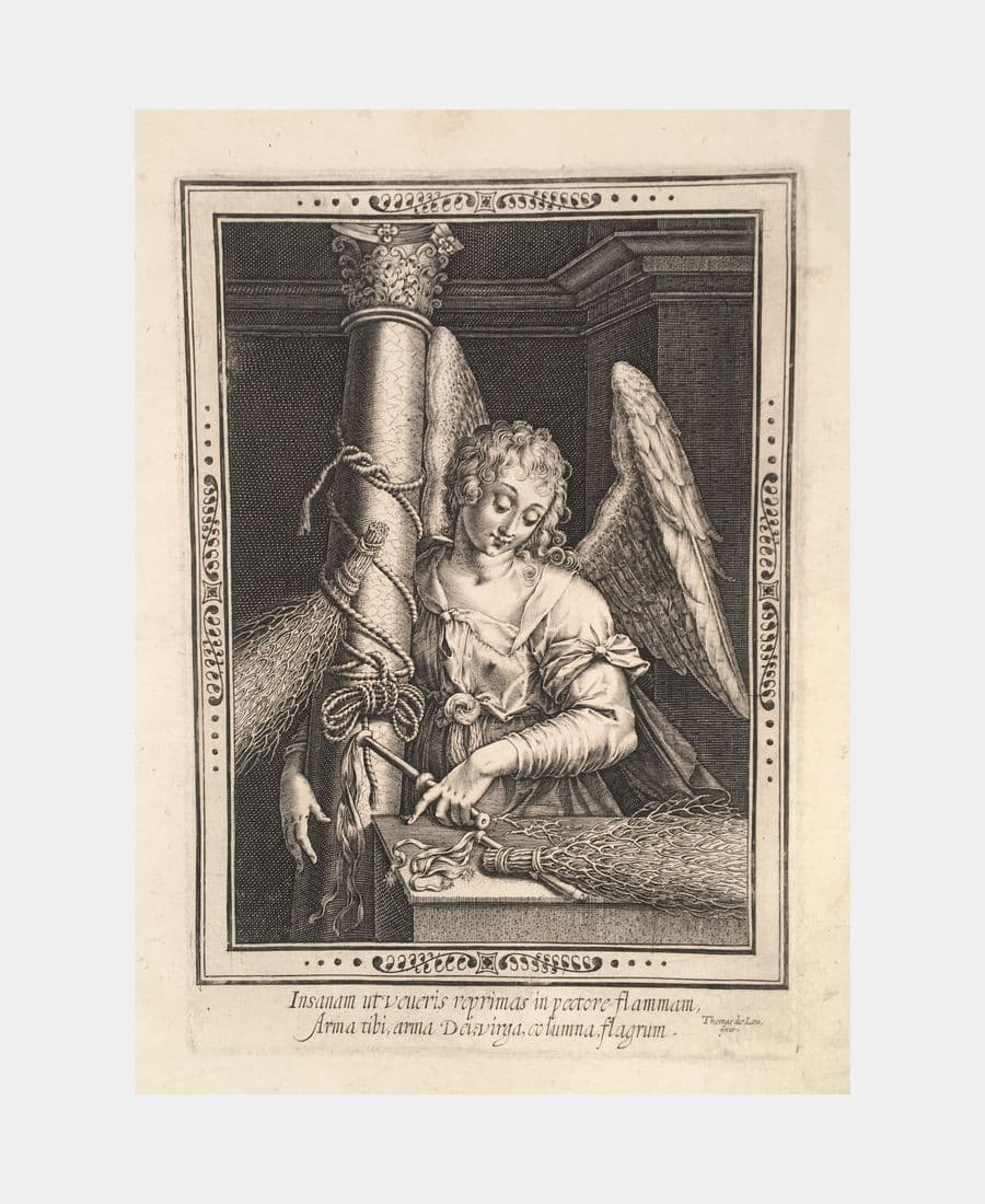 Ange aux instruments de la Passion