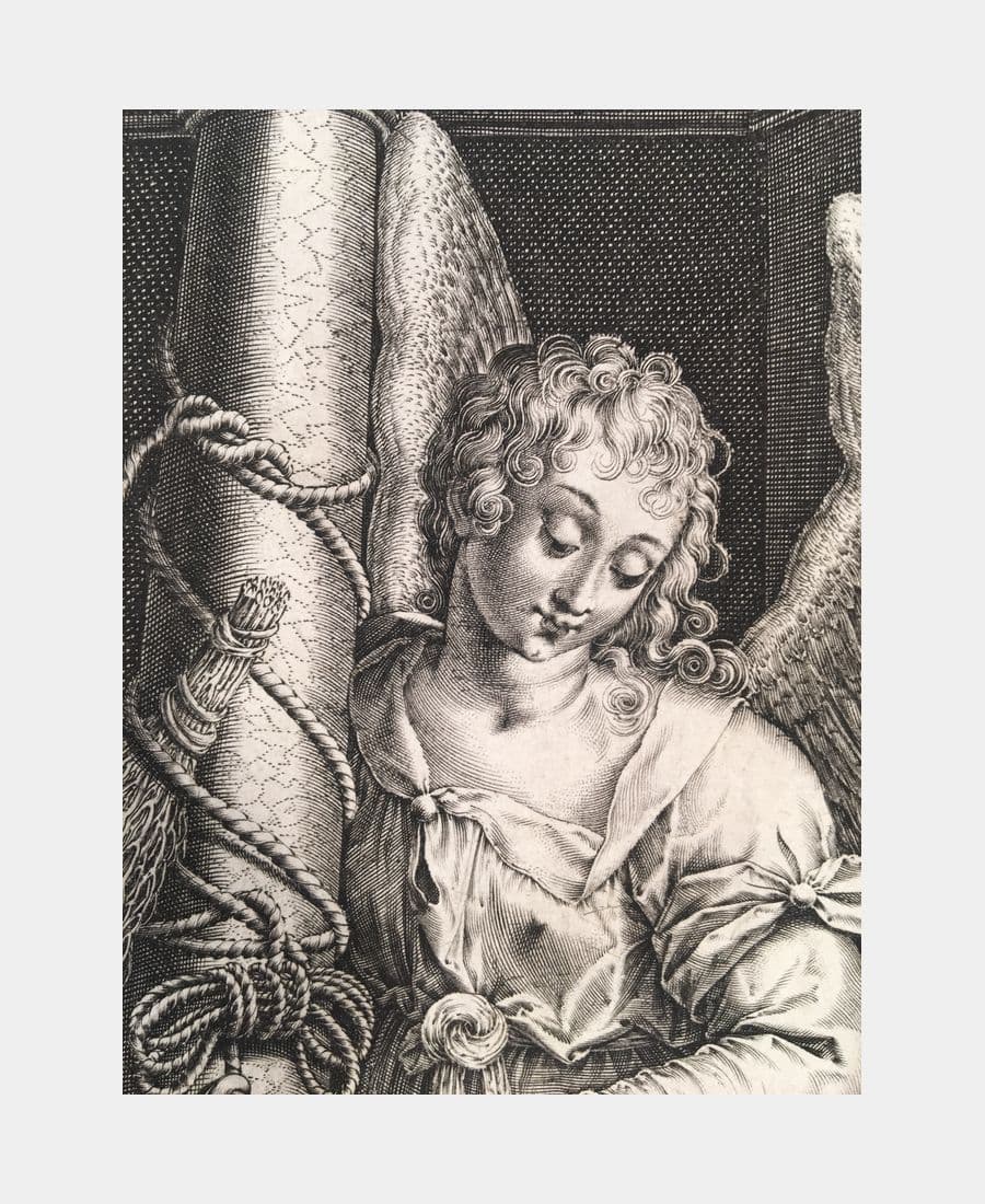 Ange aux instruments de la Passion