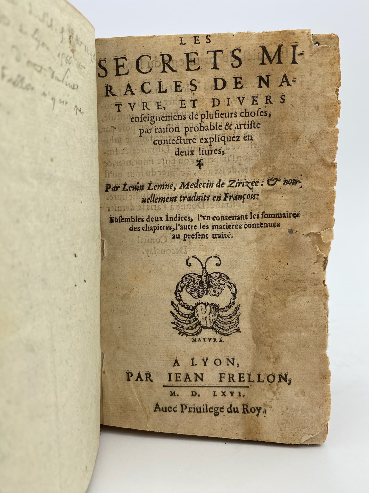 Les secrets miracles de Nature, et divers enseignemens de plusieurs choses, par raison probable & artiste coniecture