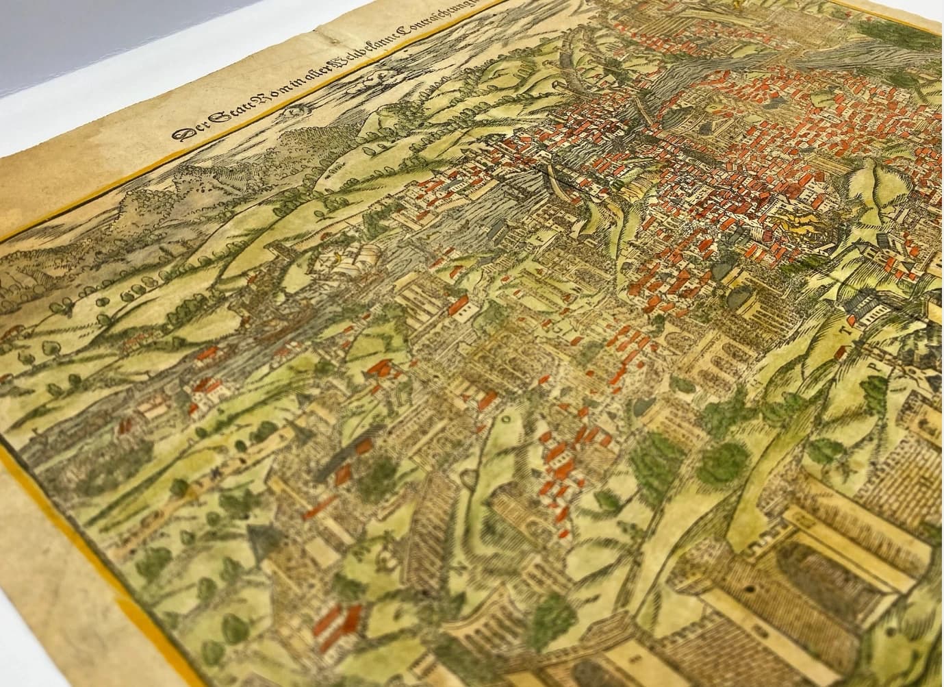 Vue cavalière de Rome