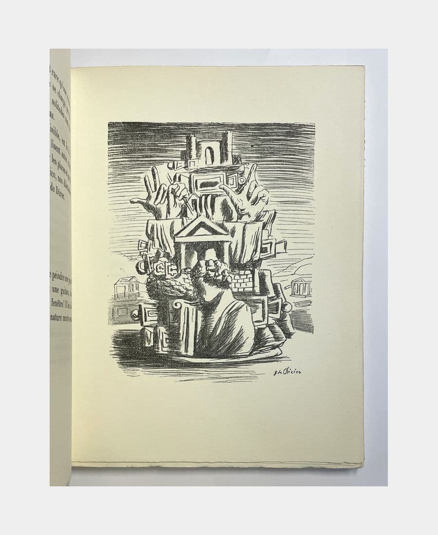 Le Mystère laïc, Essai d''étude indirecte avec cinq dessins de Giorgio de Chirico