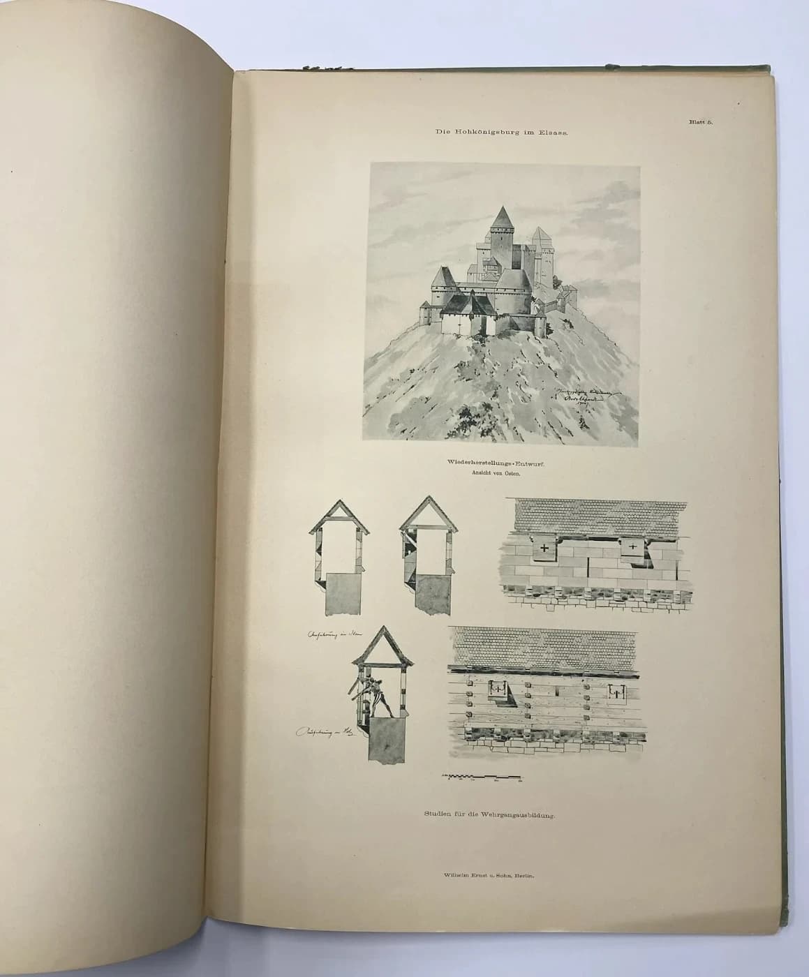 Haut-Koenigsbourg - Denkschrift über die Wiederherstellung der Hohköenigsburg bei Schlettstadt im Elsass
