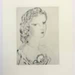 Jeune fille avec une rose