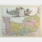 Carta geografica del governo della Normandia