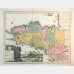 Carta geografica del governo della Bretagna