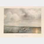 Battle of Malaga. July 24, 1704.