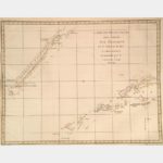 Carte des Découvertes faites dans la Mer Pacifique sur le Vaisseau de Roi, La Résolution, commanded by Captain Cook in 1774.