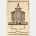 19th century Example of an organ case with a positive