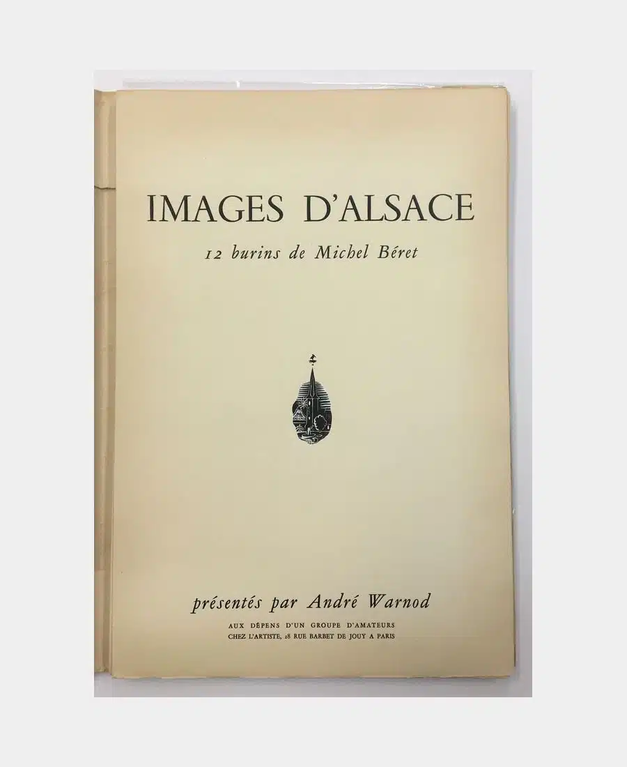 Images d'Alsace. 12 burins de Michel Béret. – Image 2