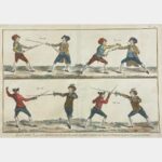 Fencing, Italian guards with riposte...