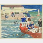 Sailors arriving safely in port