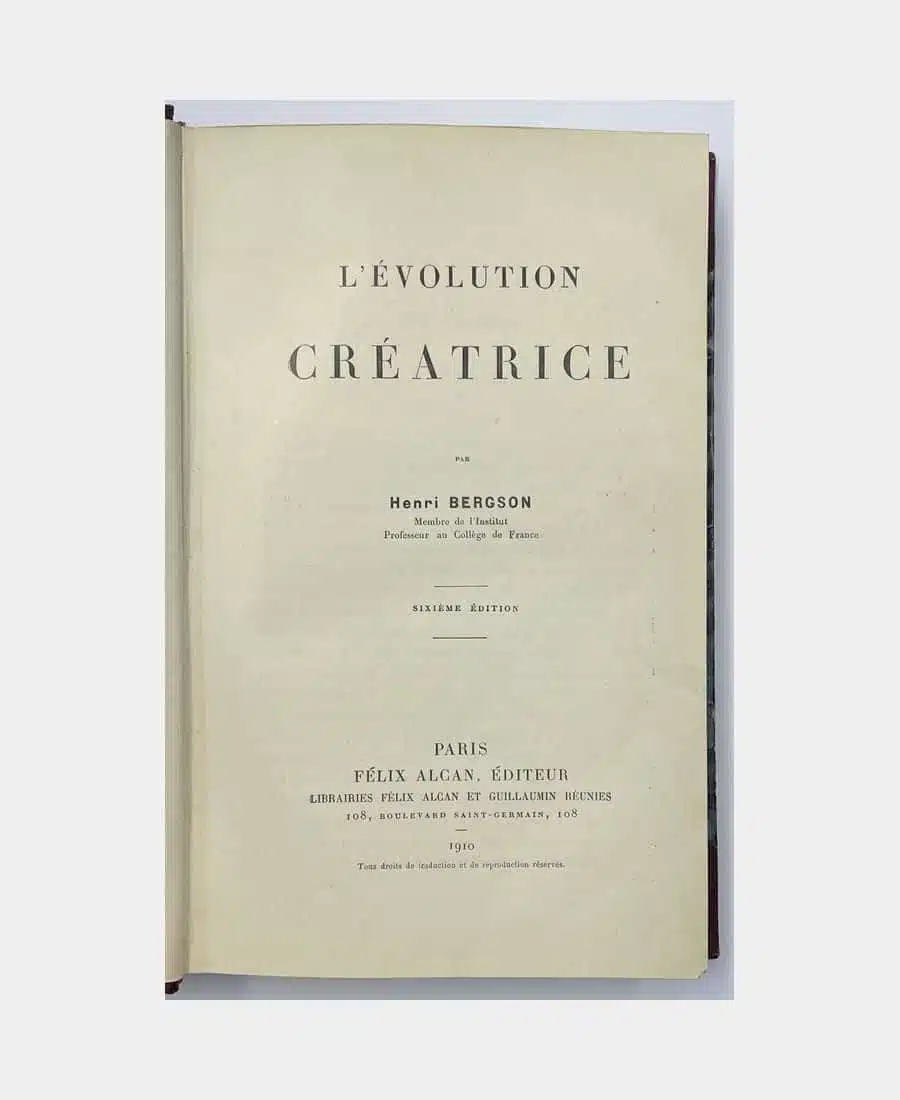 Essai sur les données immédiates de la conscience (suivi de) Matière et mémoire (suivi de) L'Evolution créatrice – Image 4