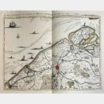 Carte particuliere des environs de Bruges, Ostende, Damme, L'Ecluse et autres.