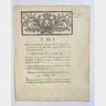 Loi Relative aux Evènements survenus dans les Départements du haut & du bas-Rhin, depuis l'arrivée des Commissaires du Roi