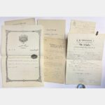 International Colonial Exhibition, Amsterdam, 1883. Order of the Crown of Italy, Order of the Dutch Lion, Order of Nicham Iftikhar of Tunisia.