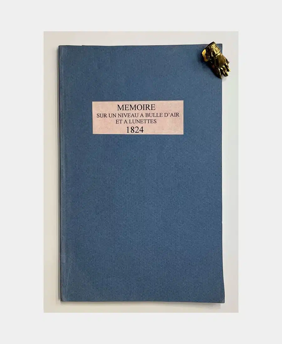 Mémoire sur un niveau à bulle d'air et à lunettes, de nouvelle construction. Mémoire sur les perfectionnements à apporter au Cercle répétiteur(…) Notes sur la Trigonométrie. – Image 1