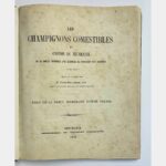 The edible mushrooms of the canton of Neuchâtel and the poisonous species with which they could be confused.