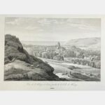 View of the Abbey and part of the town of Fécamp