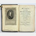 Oeuvres complètes de Regnard, avec des avertissemens et des remarques sur chaque pièce, par M. Garnier.