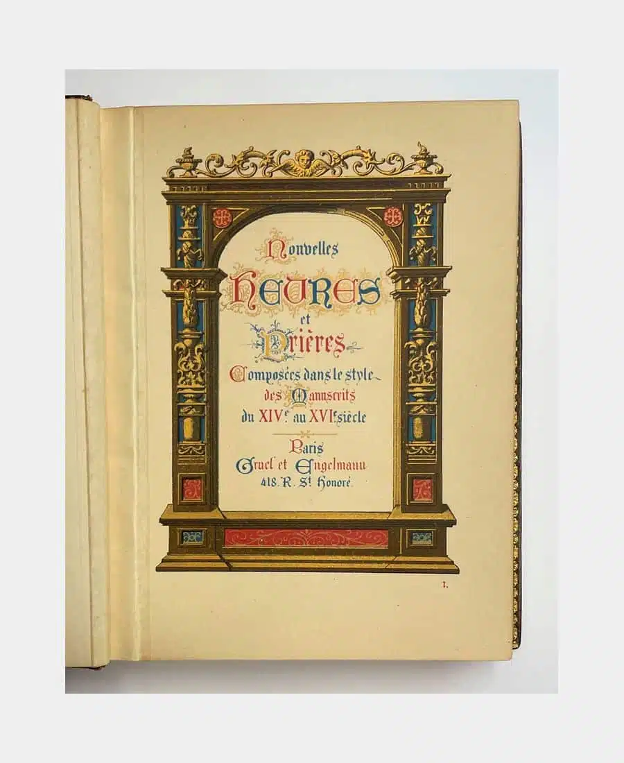 Nouvelles Heures et Prières Composées dans le style des Manuscrits du XIVe au XVIe siècle – Image 2