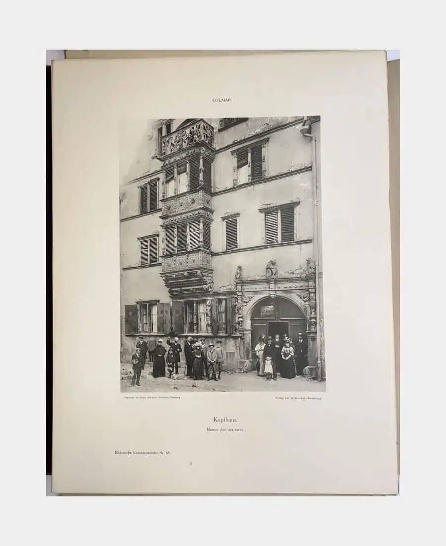 Elsässische und Lothringische Kunstdenkmäler. Monuments d`Art de l`Alsace et de la Lorraine. – Image 1