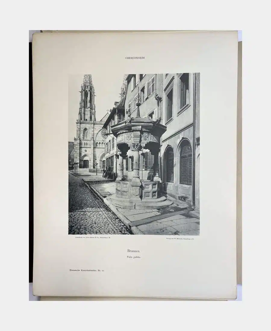 Elsässische und Lothringische Kunstdenkmäler. Monuments d`Art de l`Alsace et de la Lorraine. – Image 3