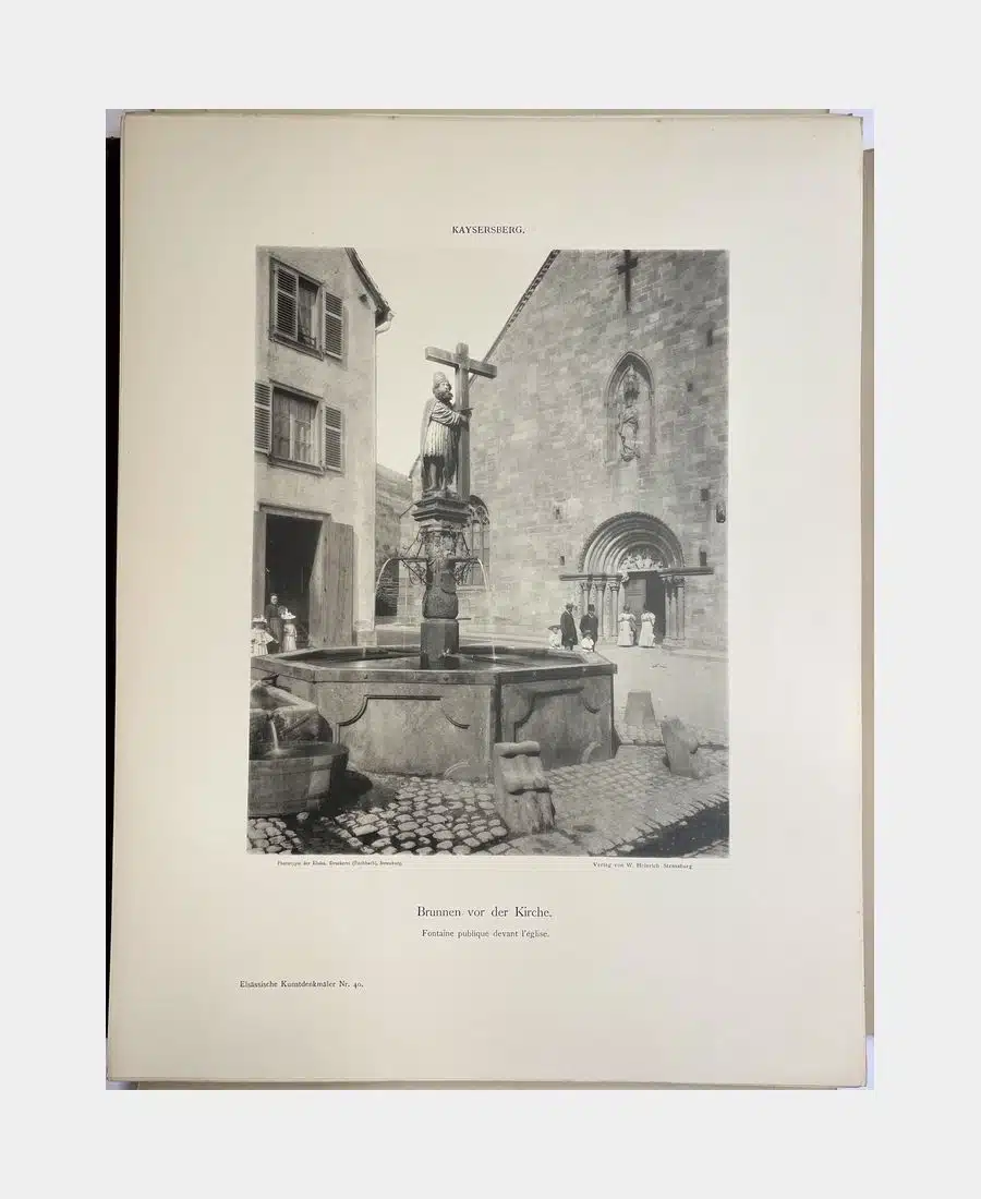 Elsässische und Lothringische Kunstdenkmäler. Monuments d`Art de l`Alsace et de la Lorraine. – Image 4