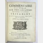 Josué, les Juges et Ruth. Commentaire litteral sur tous les livres de l'Ancien et du Nouveau Testament.