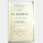 Lessons on diabetes and animal glycogenesis