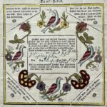 Souhait de baptême - Tauf-Zedel (Taufzettel)