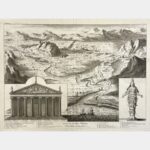 Map of the city of Ephesus by Pitton de Tournefort