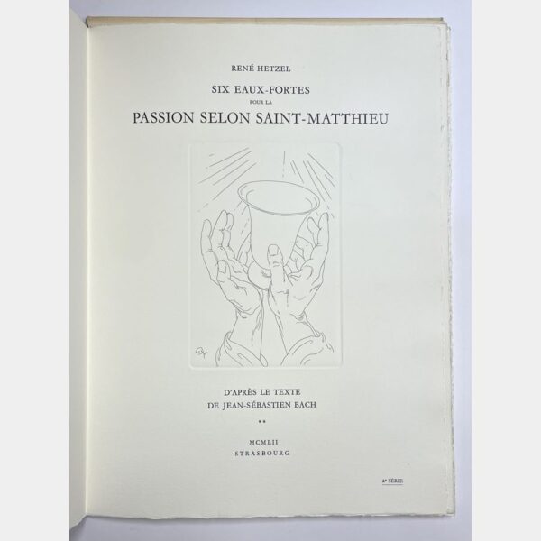 René Hetzel,Jean-Sébastien Bach,Passion selon Saint-Mathieu