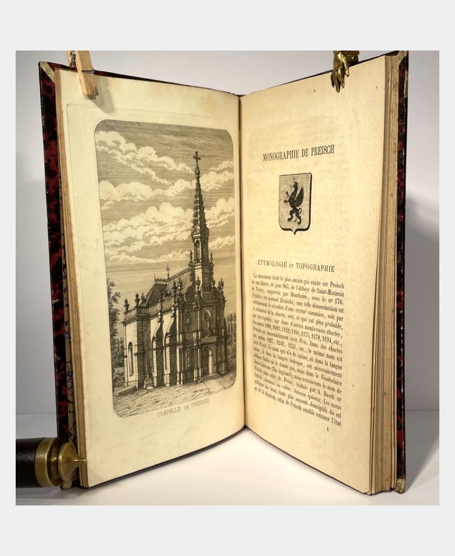 1007_2 Monographie de la Seigneurie de Preisch (Luxembourg, Lorraine). – Image 2