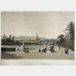 Vienne. Vue prise du jardin du Belvédère