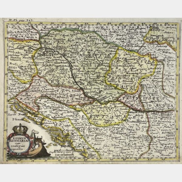 Regnum Hungariæ cum contiguis regionibus