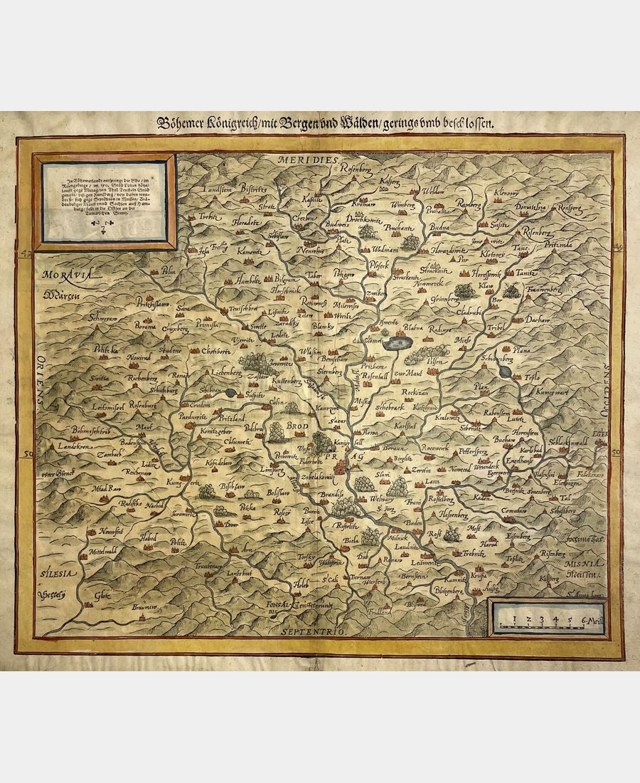 1035 Böhemer Königreich mit Bergen und Wälden gerings umb beschlossen – Image 1