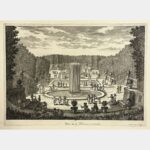 Vue des trois fontaines à Versailles