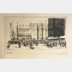 Place de la Cathédrale à Fribourg-en-Brisgau (Allemagne, Bade-Wurtemberg)