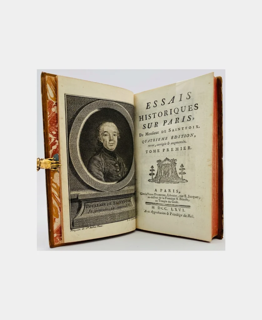 Essais historiques sur Paris. par Saint-Foix - Photo principale
