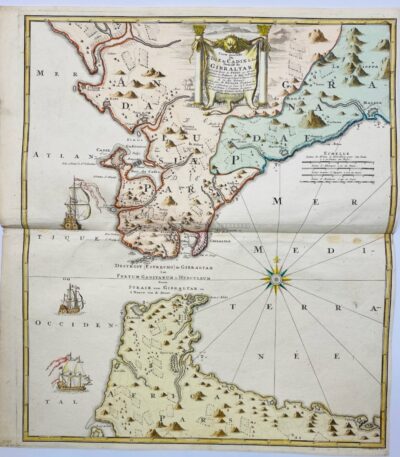 Carte nouvelle de l’Isle de Cadix & du Détroit de Gibraltar par Jean de Petit - Photo principale