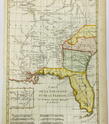 Carte de la Louisiane et de la Floride par M. Bonne - Photo principale