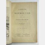 L’Abbaye de Marmoutier. Histoire des institutions de l’ordre de Saint-Benoît du Diocèse de Strasbourg. par SIGRIST (Félix) - Photo principale
