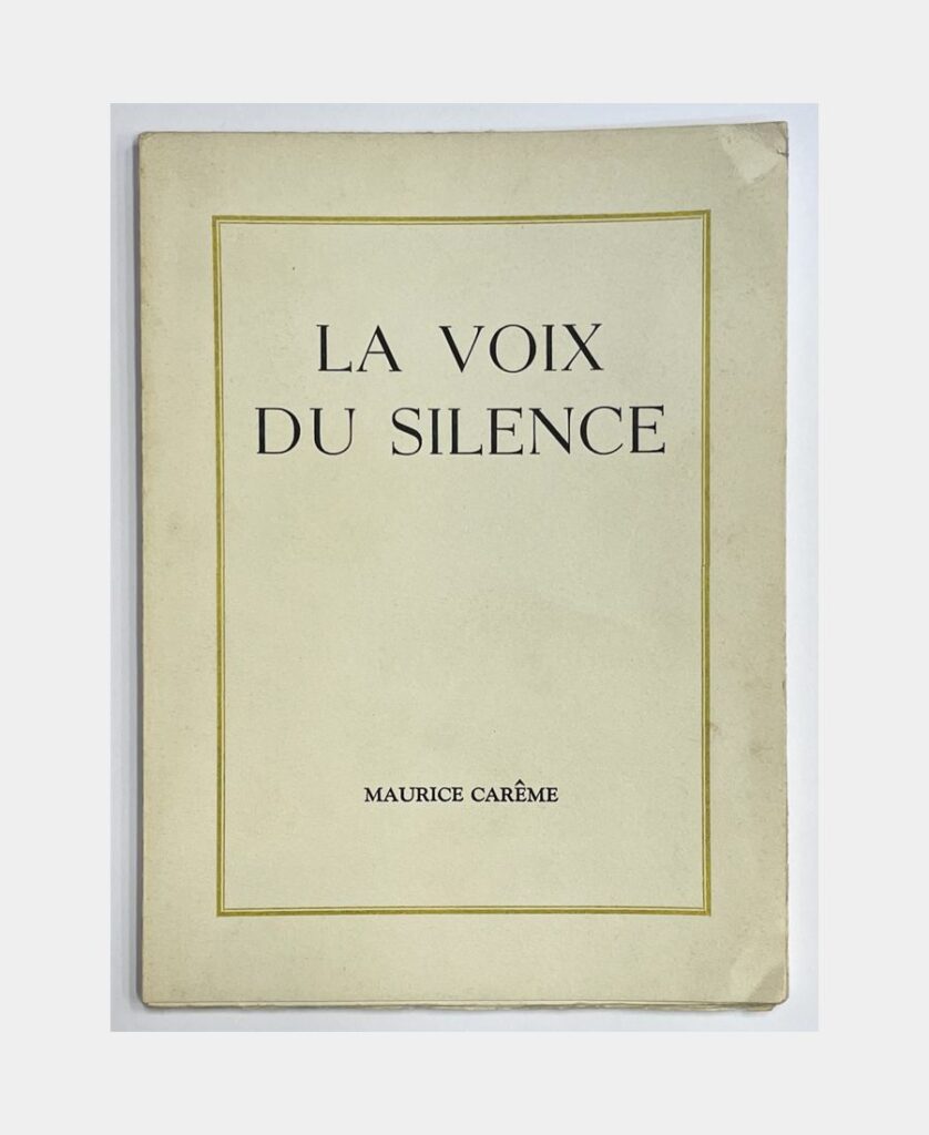 La Voix du silence par CARÊME (Maurice) - Photo principale