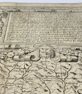 Carte d'Alsace par Specklin - Photo principale